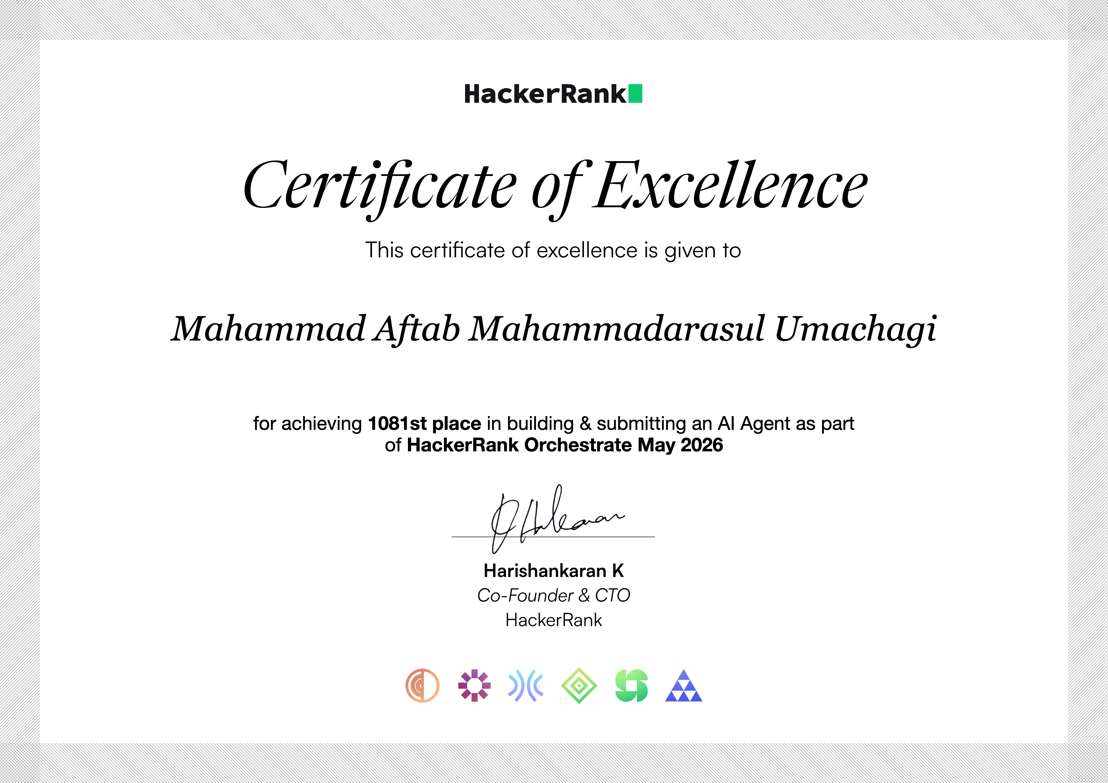 HackerRank Orchestrate May 2026